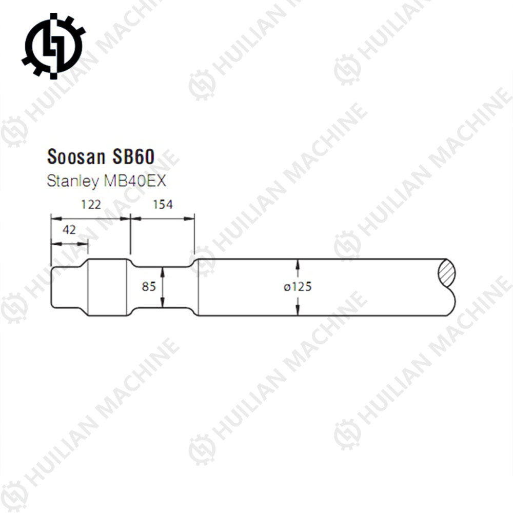 SB60 rock hydraulic breaker chisel