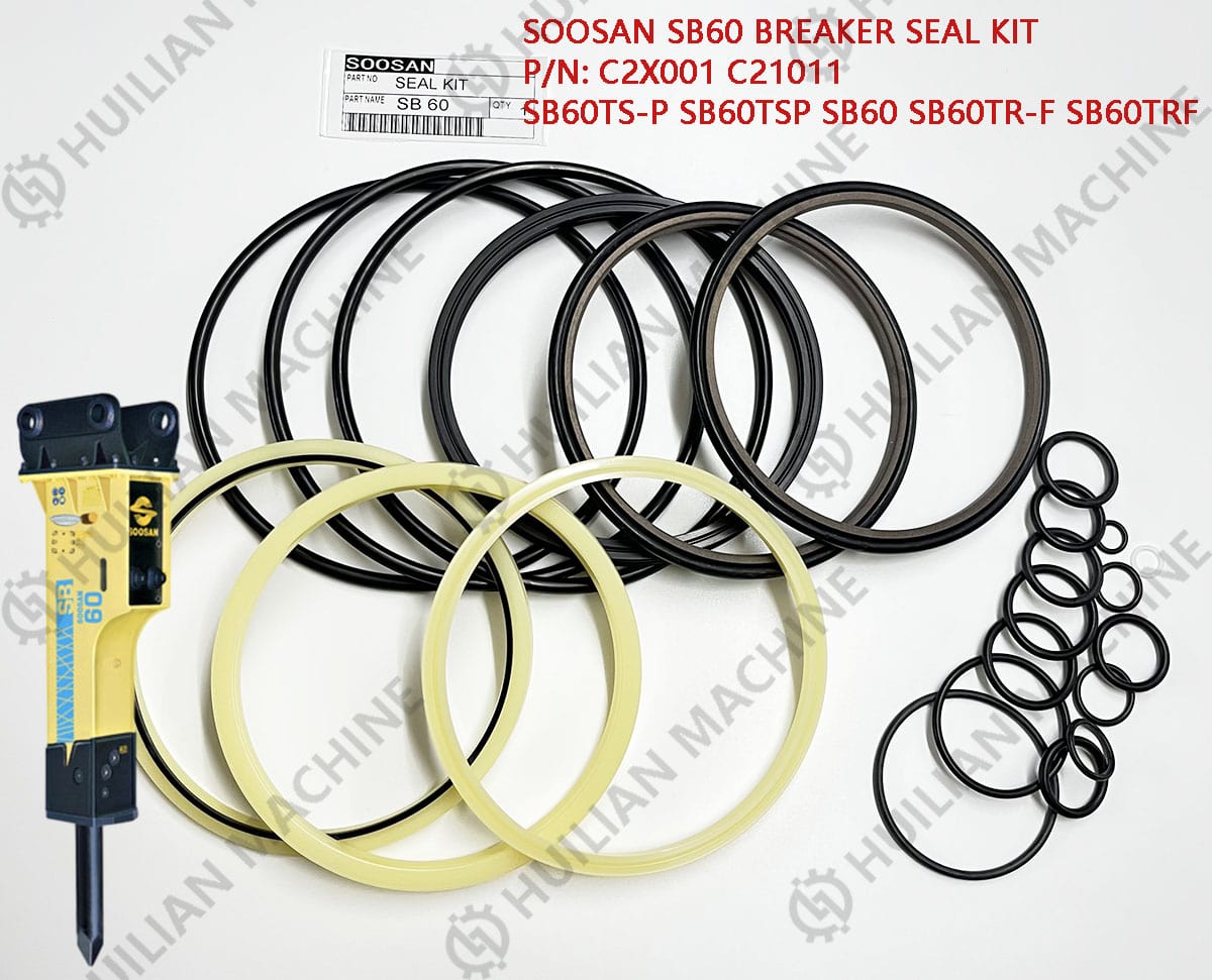 SB60 excavator attachment hydraulic breaker seal kit
