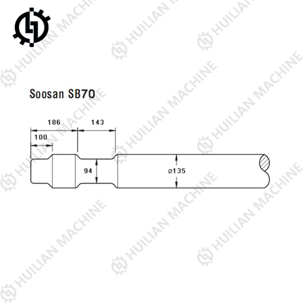 SB70 excavator parts rock hydraulic breaker tool