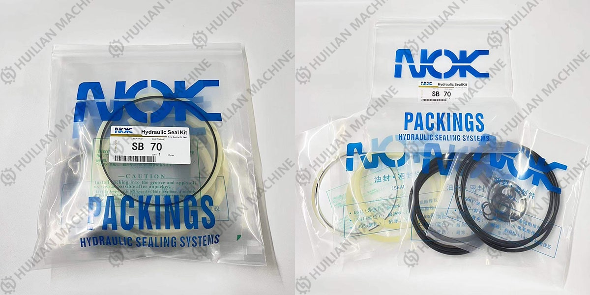 SB70 excavator hydrraulic rock hammer oil seal kit