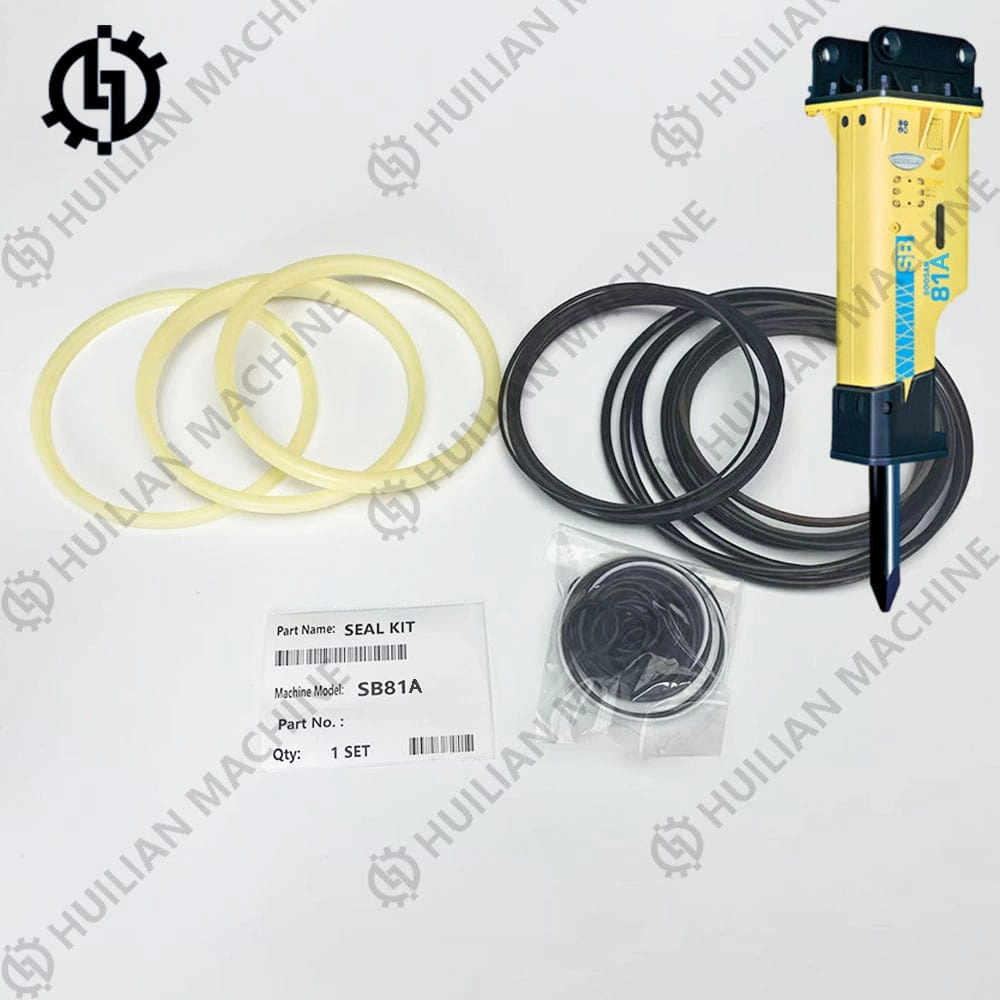 SB81A excavator hydraulic hammer nok oil seal kit