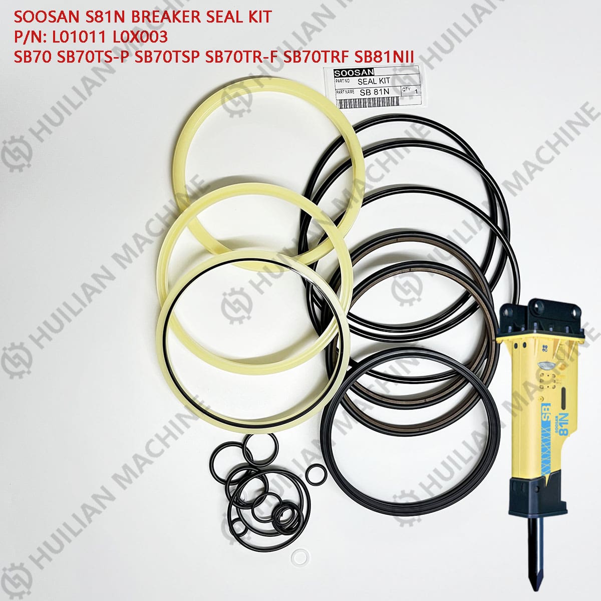 SB81N hammer nok oil seal kit