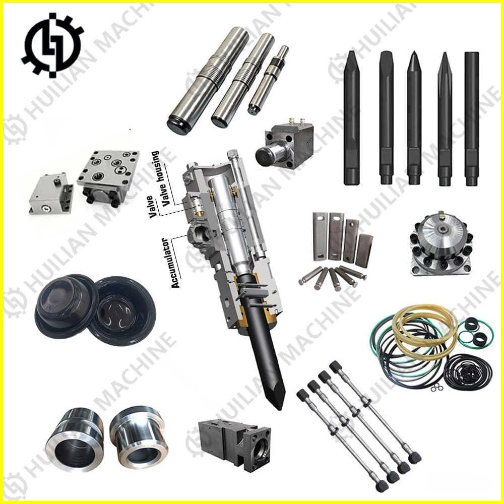 SU+145 hydraulic breaker parts