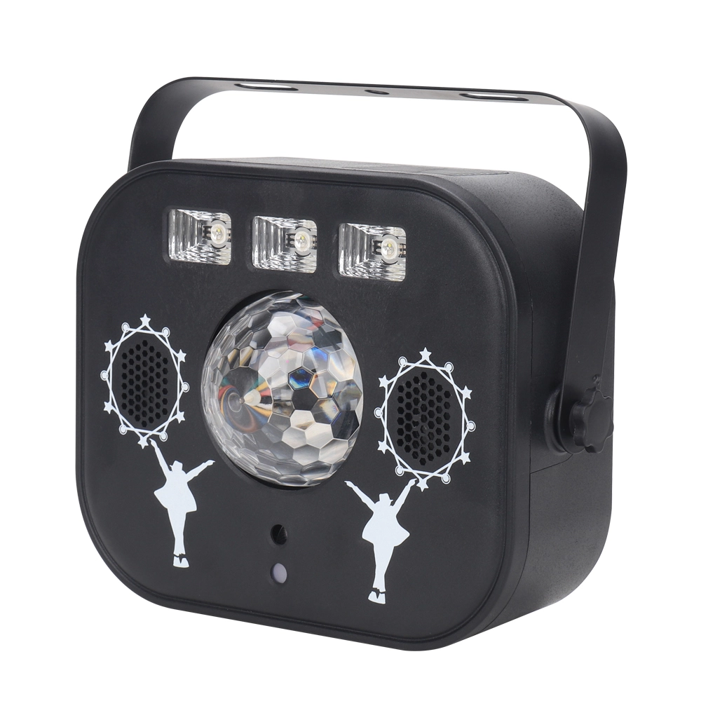 Black disco ball light with speakers