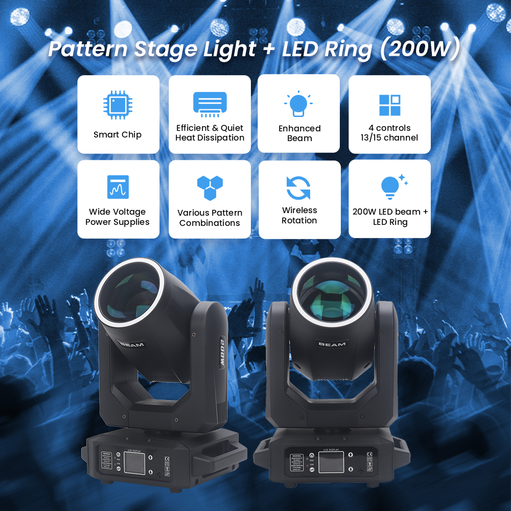 200W LED Moving Head Light 2