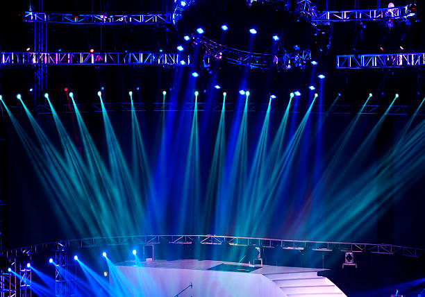 Stage lighting fixtures make the audience feel as if they are in the scene