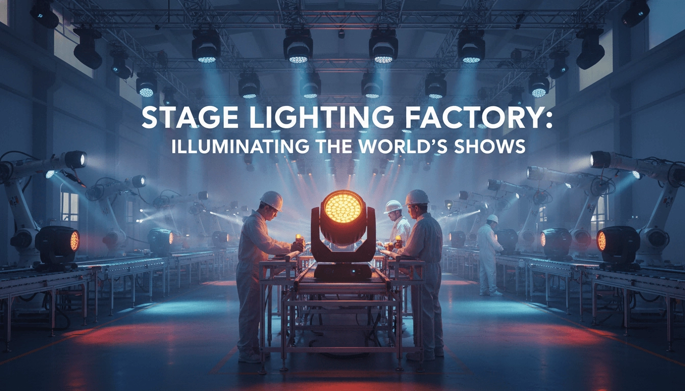 최고의 무대 조명 제조업체