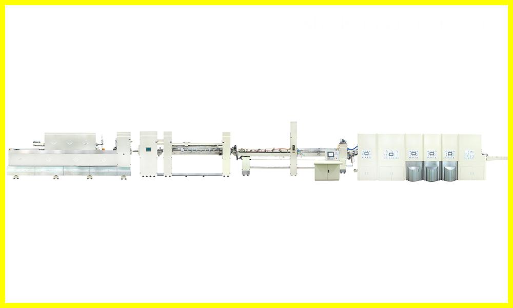 Computerized Flexo Printing Slotting Die-Cutting Inline Folding Gluing and Stitching Machine Computerized Flexo Printing Slotting Die-Cutting Inline Folding Gluing and Stitching Machine