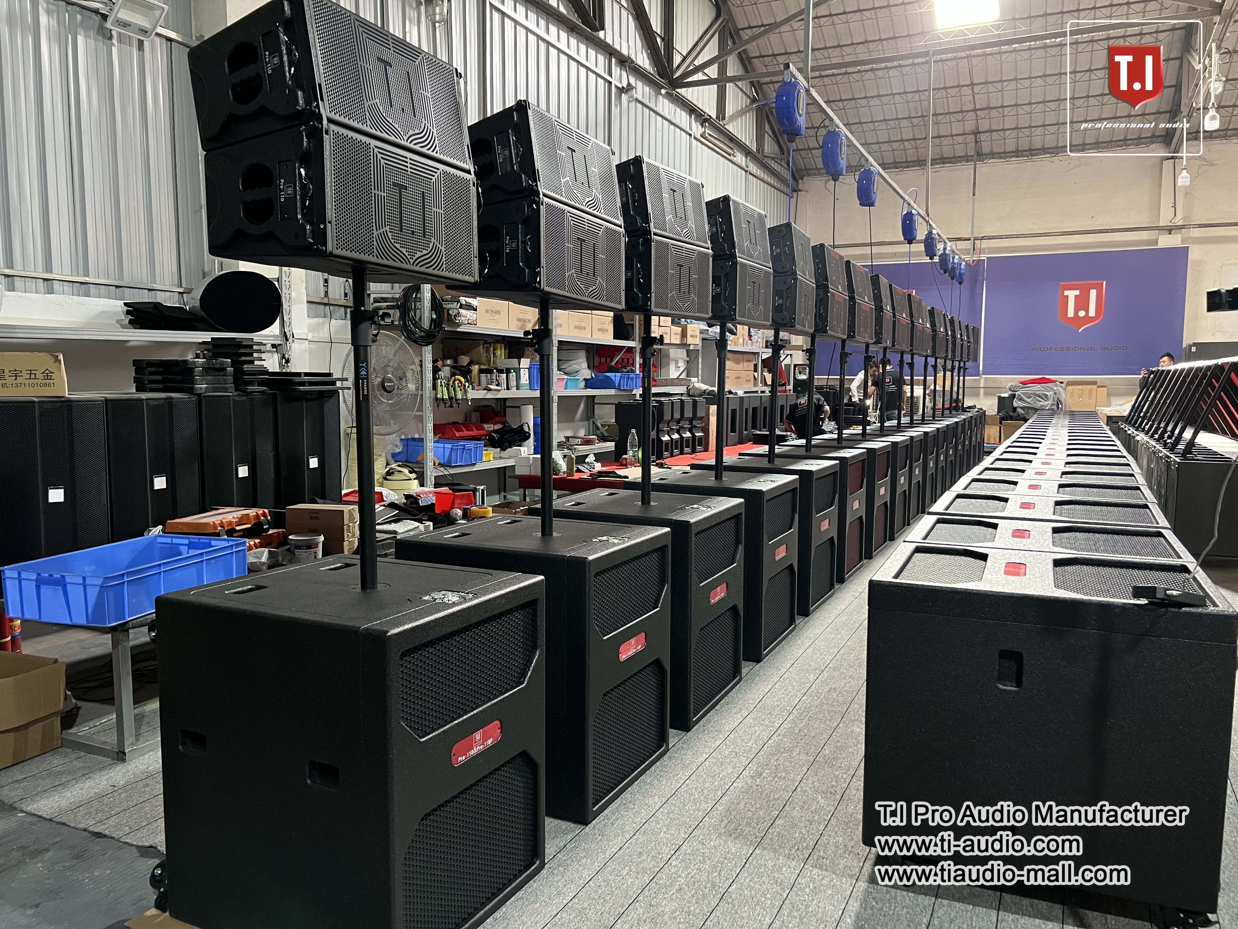 Pro-110 & Pro-118P active systems,the ultimate sound system for a 500-person feast 🔥