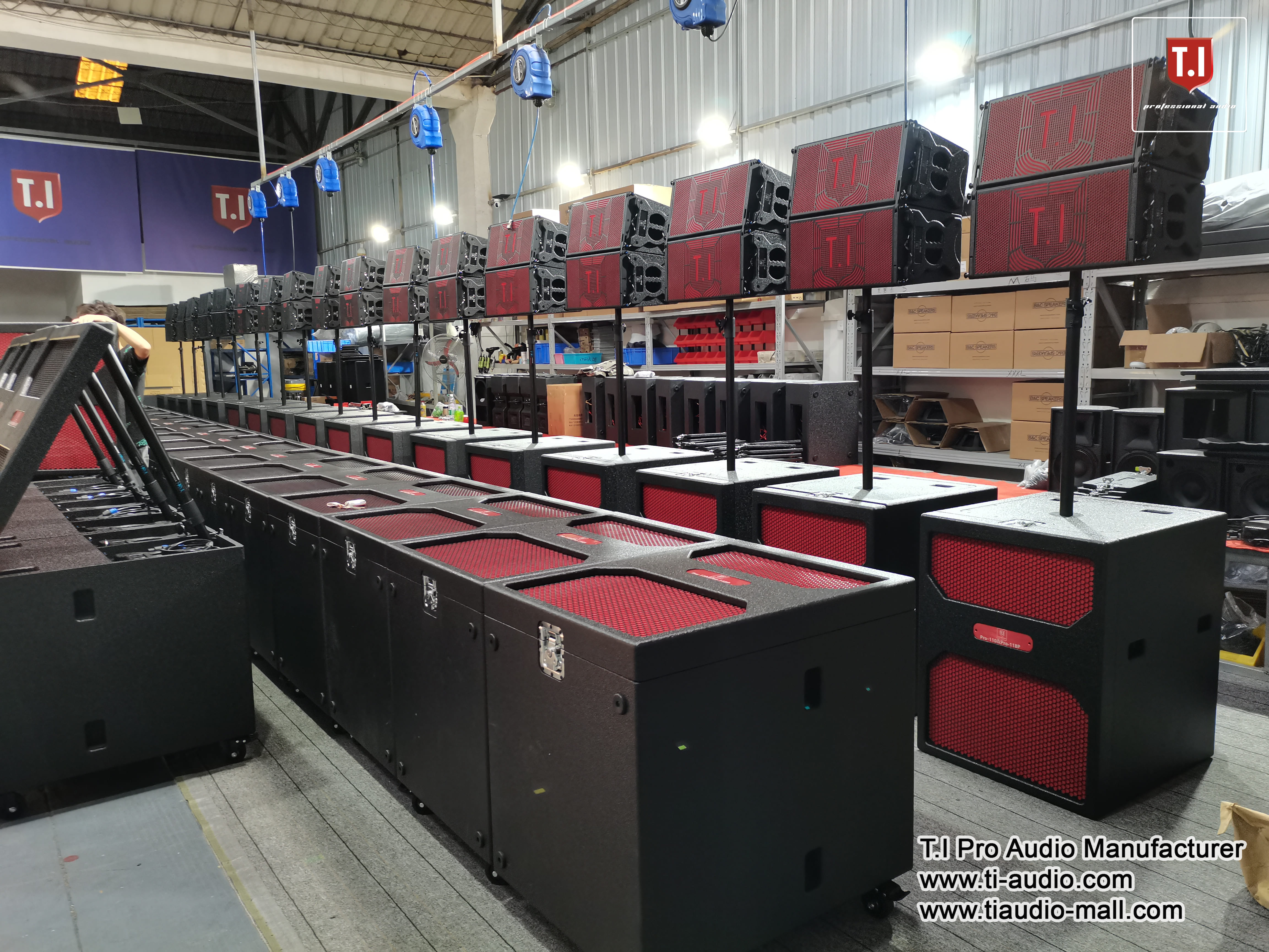 Pro-110 & Pro-118P active systems,the ultimate sound system for a 500-person feast 🔥