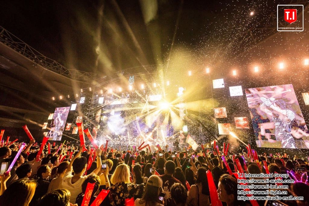 TI sound system+LED+Lighting show