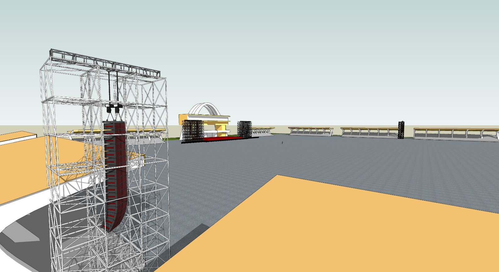 100,000 people stadium fully solution design in Ghana (28)