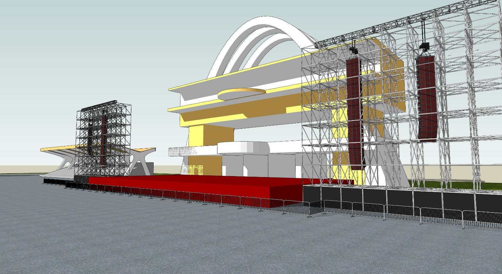 100,000 people stadium fully solution design in Ghana (6)