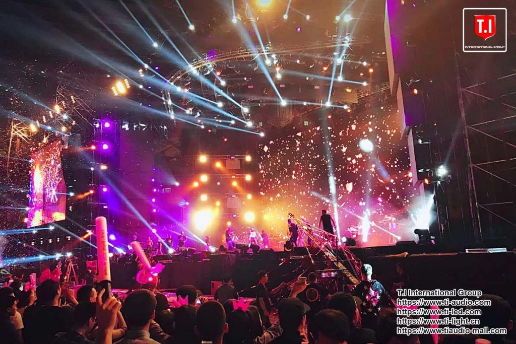 TI sound system+LED+Lighting show