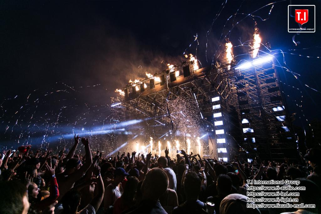 TI sound system+LED+Lighting show