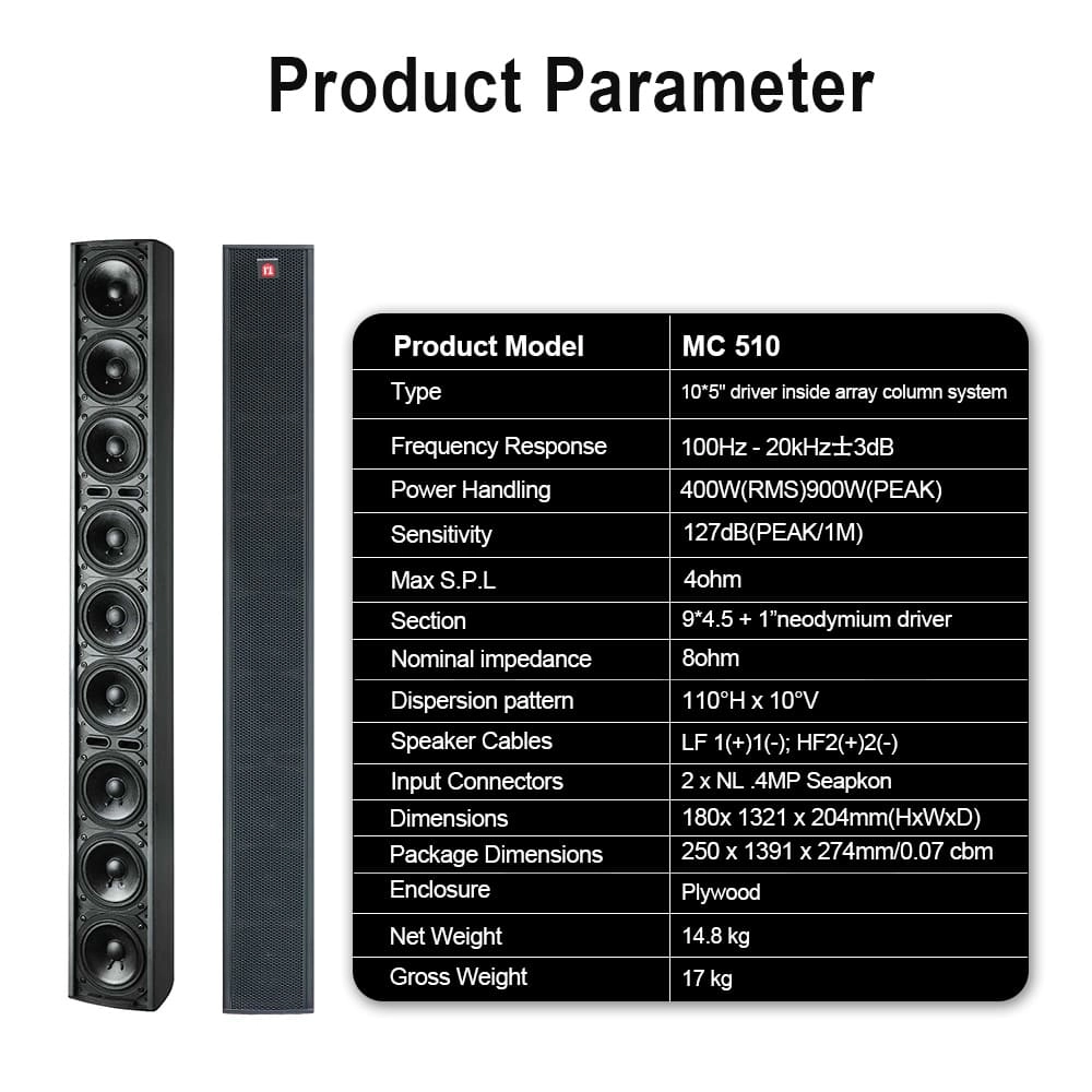 MC510 audio column