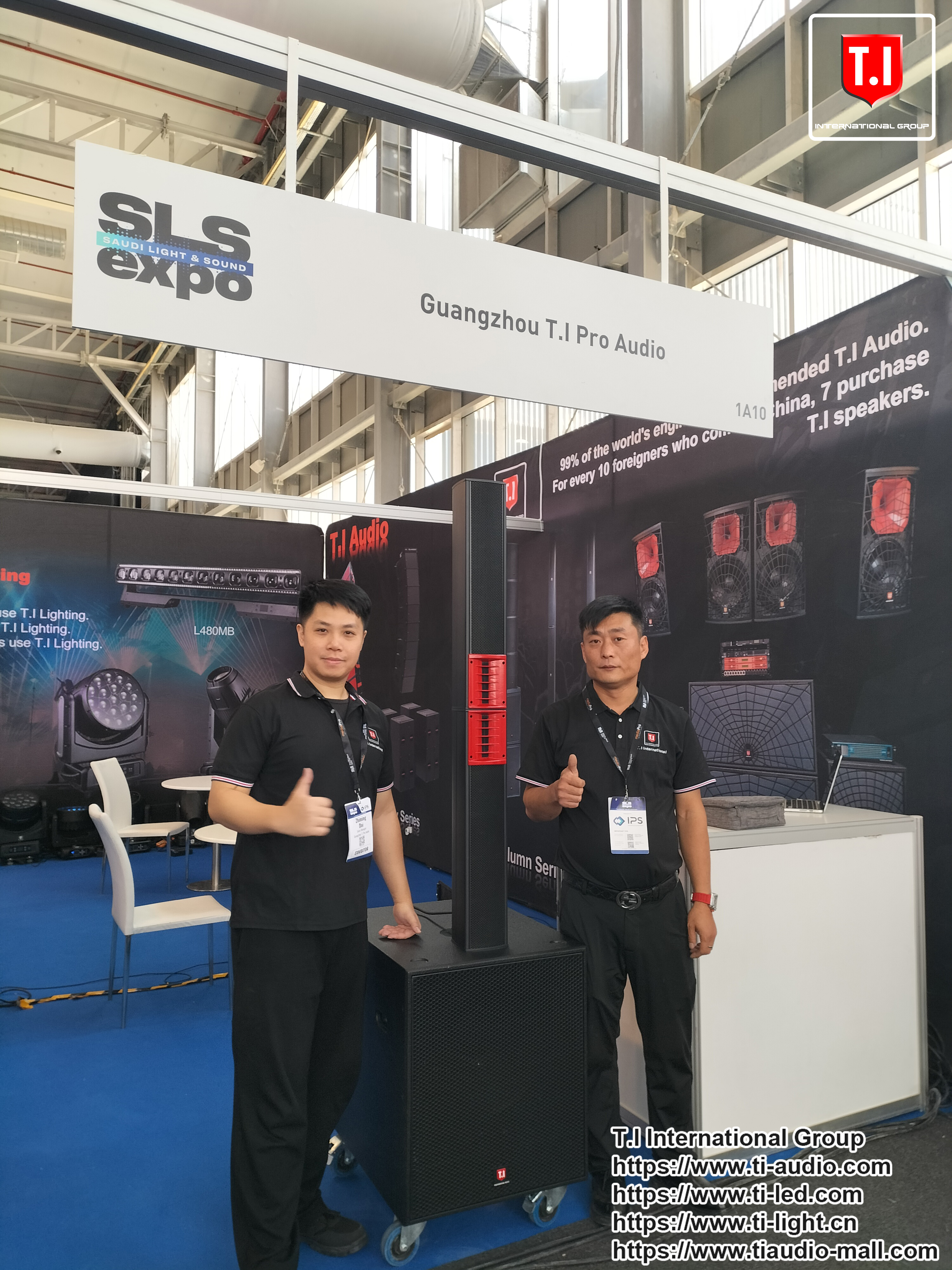 See you tomorrow in T.I Booth in Riyadh Saudi Arabia *See you tomorrow in T.I Booth in Riyadh Saudi Arabia.Our booth:1A10.*
*We will demo our sound system,lighting,stage truss and led screen in this expo.