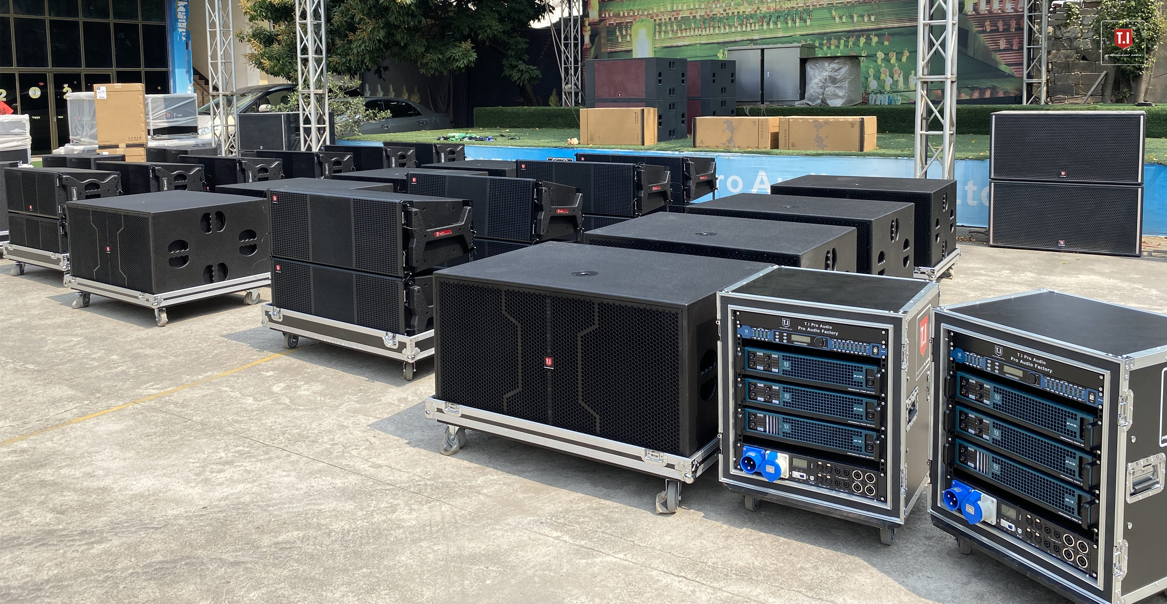 Revolutionize Your Sound Experience,Meet the LA-212 Dual 12-Inch Three-Way Line Array Powerhouse