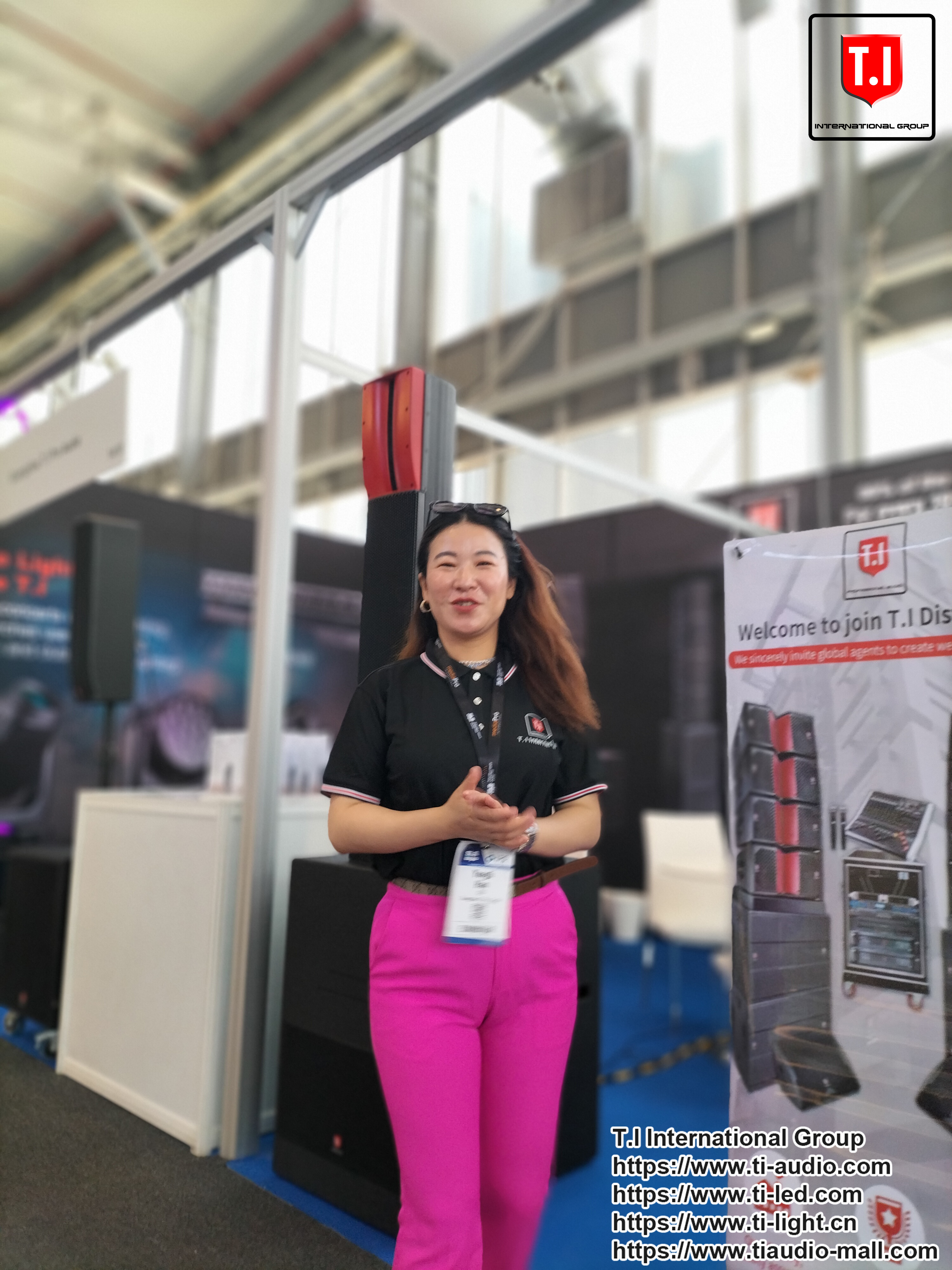 See you tomorrow in T.I Booth in Riyadh Saudi Arabia *See you tomorrow in T.I Booth in Riyadh Saudi Arabia.Our booth:1A10.*
*We will demo our sound system,lighting,stage truss and led screen in this expo.