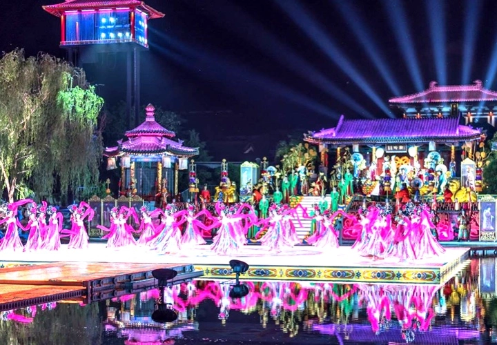 Cultural-Tourism-Project with-T.I-line-array-system-set-up,which-realized-the-waterproof-line-array Cultural Tourism Project with T.I line array system set up,which realized the waterproof line array