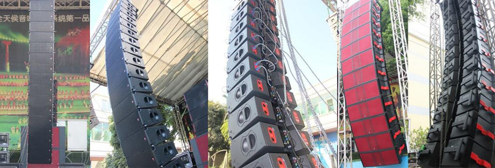 powered line array speakers