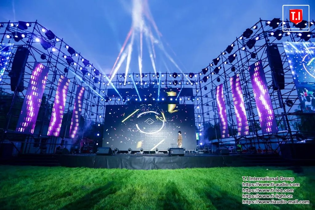 TI sound system+LED+Lighting show