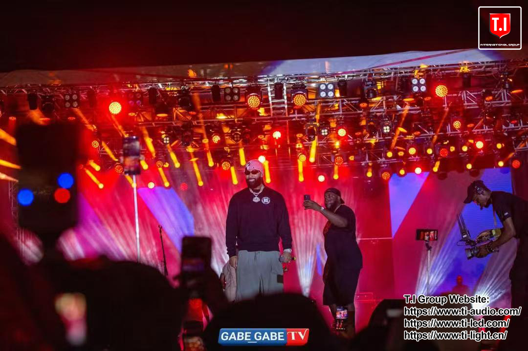 T.I Group Supplies 16 LA-215 Dual 15 inch Line Array and 12 LA-221 Dual 21 inch Subwoofers for Benedi Records Guinea