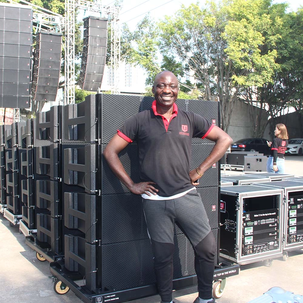 Line array pa system display