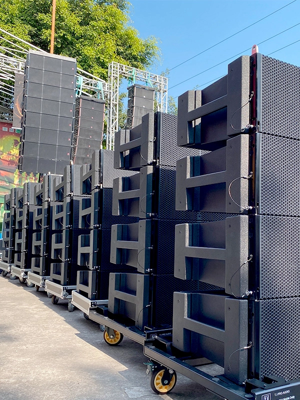 Passive line array speakers