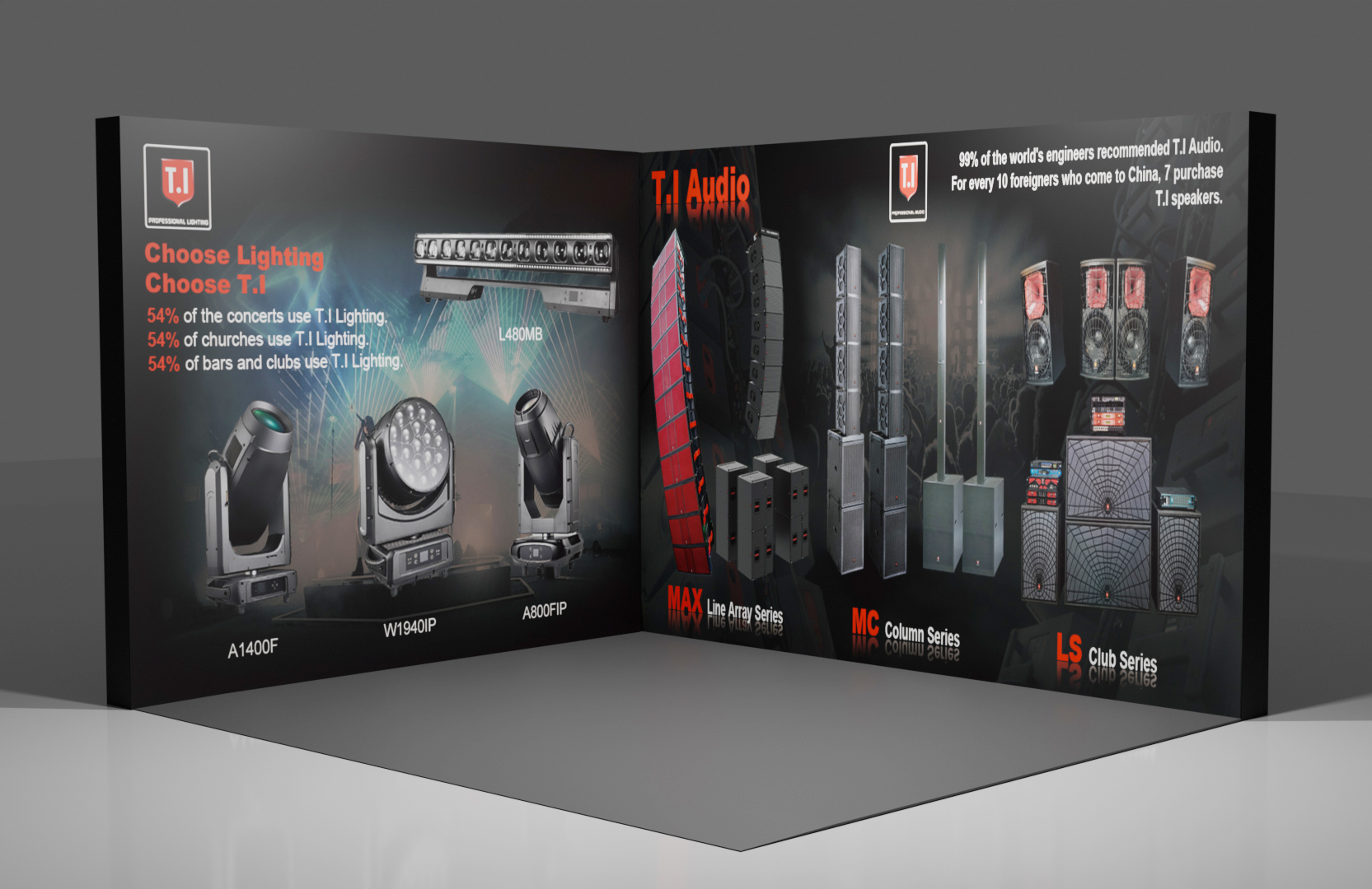 T.I exhibition in SLS Expo in Riyadh Saudi Arabia.