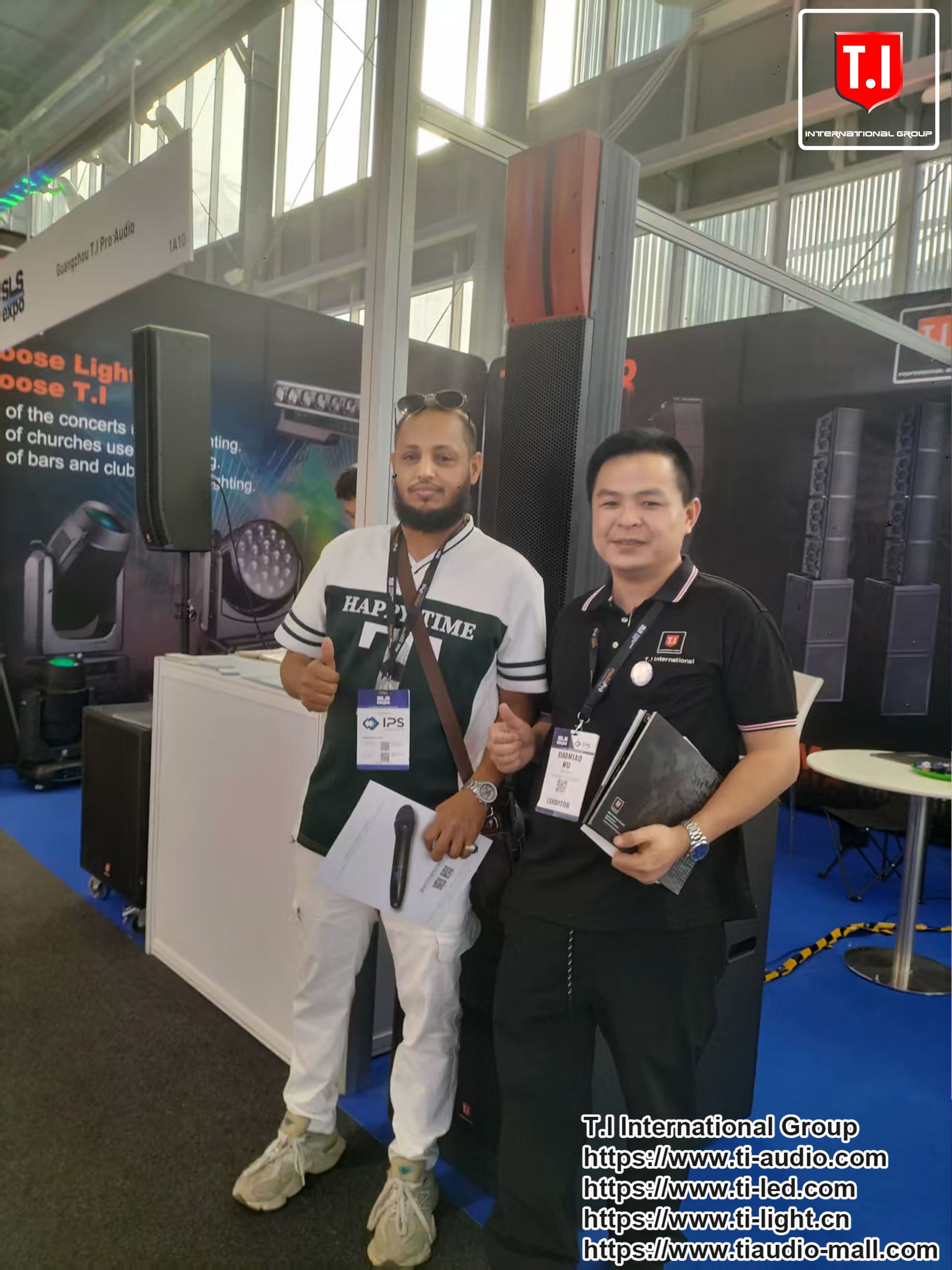 See you tomorrow in T.I Booth in Riyadh Saudi Arabia *See you tomorrow in T.I Booth in Riyadh Saudi Arabia.Our booth:1A10.*
*We will demo our sound system,lighting,stage truss and led screen in this expo.