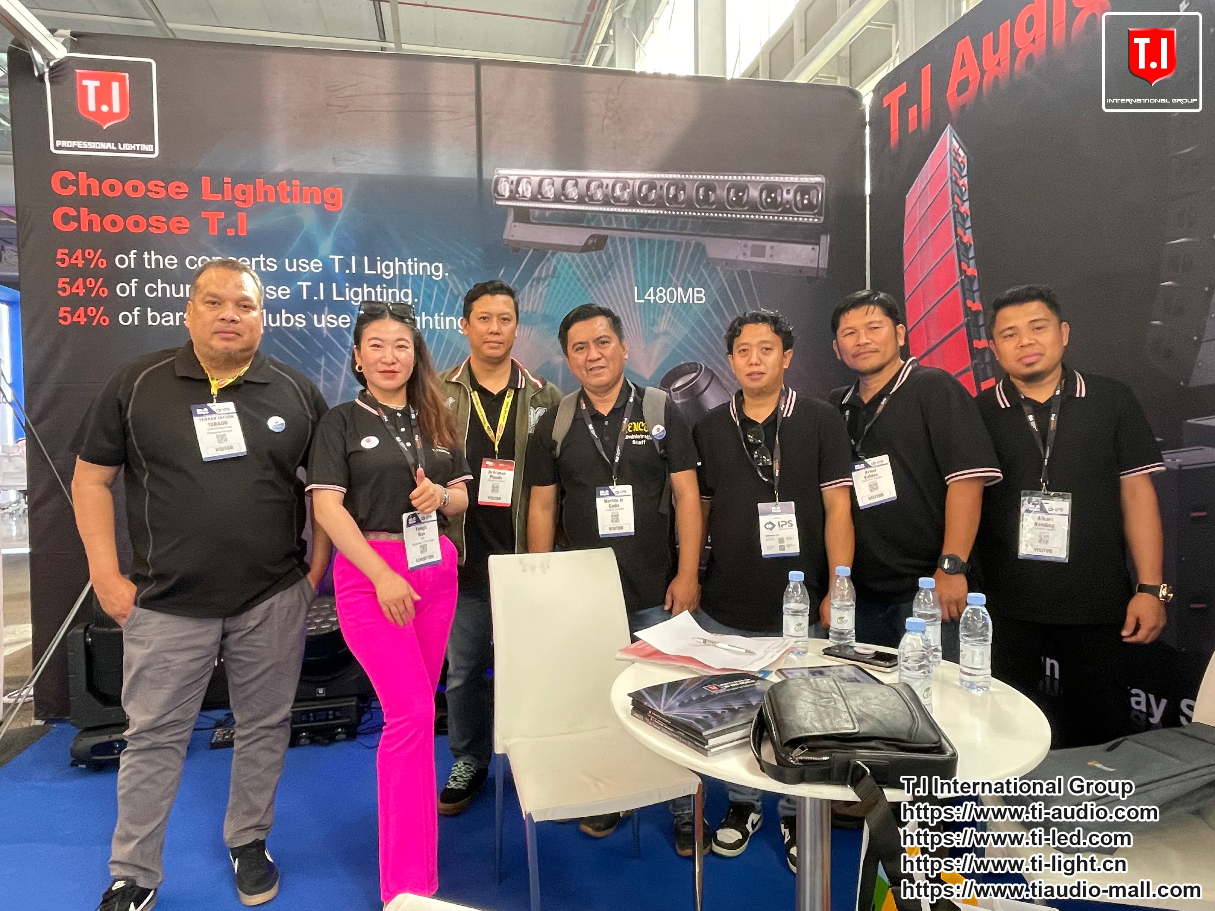 See you tomorrow in T.I Booth in Riyadh Saudi Arabia *See you tomorrow in T.I Booth in Riyadh Saudi Arabia.Our booth:1A10.*
*We will demo our sound system,lighting,stage truss and led screen in this expo.
