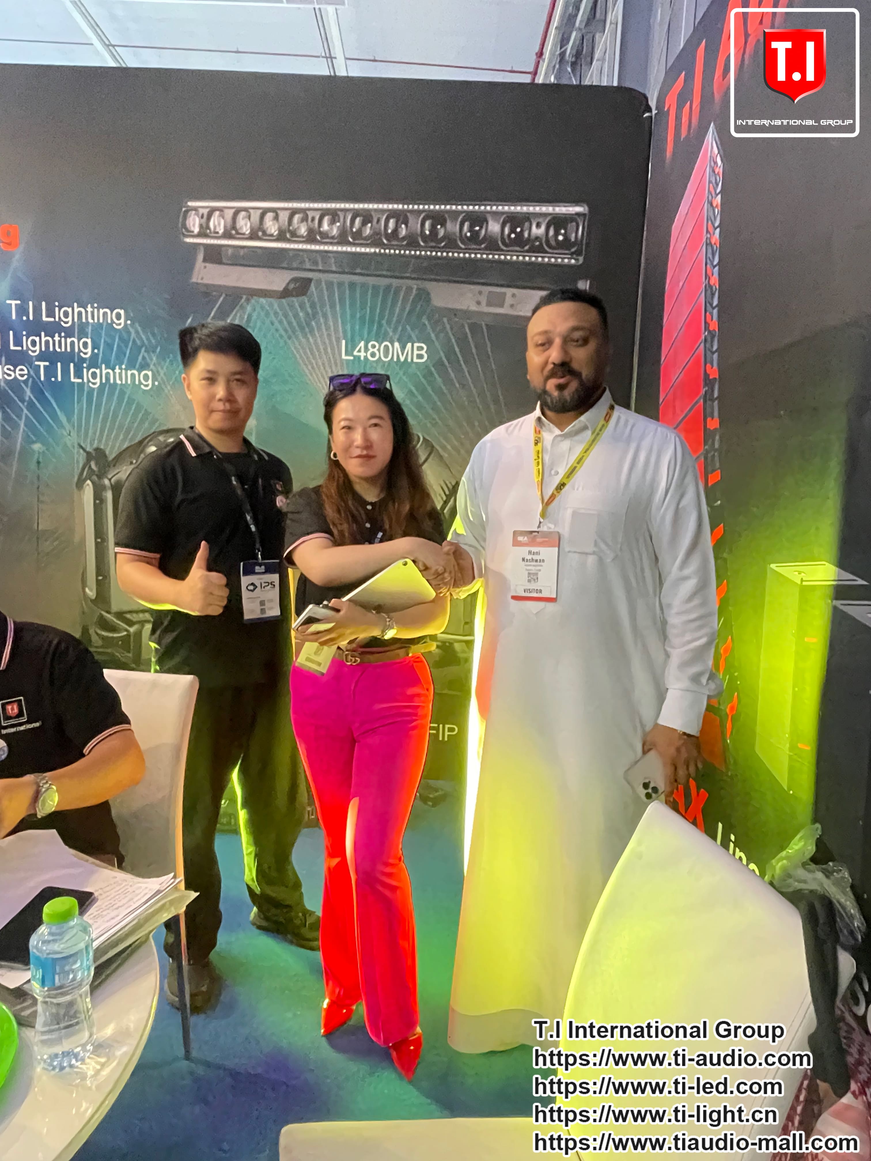 See you tomorrow in T.I Booth in Riyadh Saudi Arabia *See you tomorrow in T.I Booth in Riyadh Saudi Arabia.Our booth:1A10.*
*We will demo our sound system,lighting,stage truss and led screen in this expo.