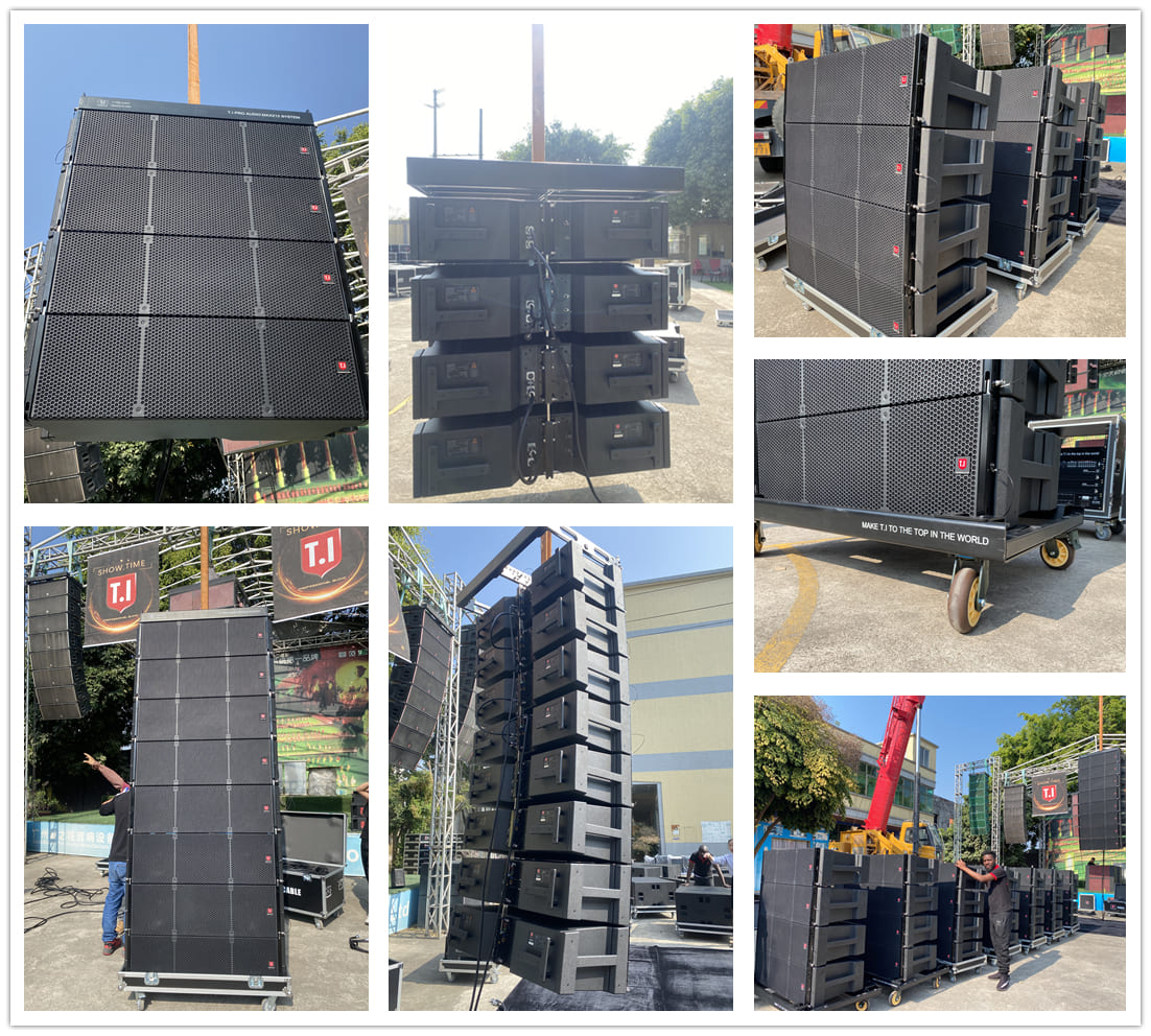 🚀 Unleash the Power of Sound, T.I Pro Audio MAX-212 Dual 12- 3-Way Line Array Speaker System!