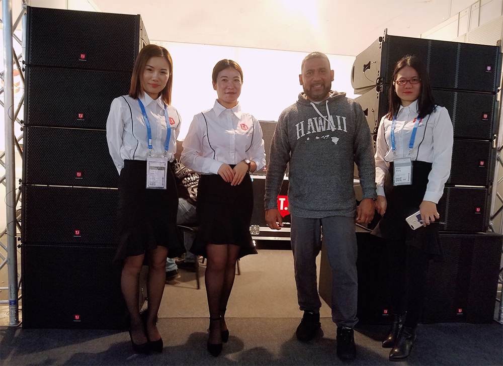 pro studio speakers 15 inch German Exhibition_Prolight + Sound 2018 in Frankfurt