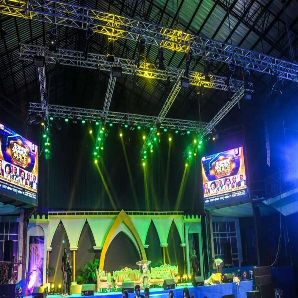 6 Ps sound company setup for Christ embassy zone1 last week. we rock together with T. I Pro.  (2)