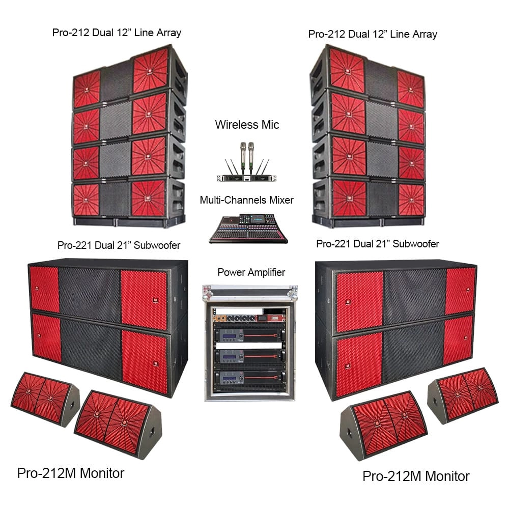 PRO212 linear array speaker