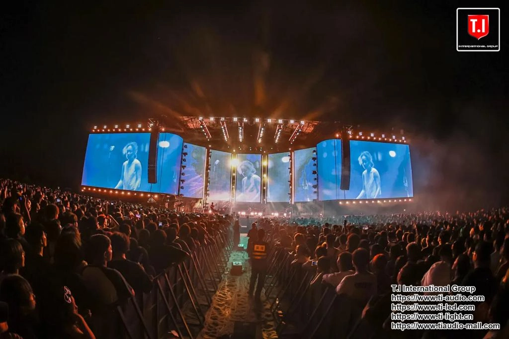TI sound system+LED+Lighting show