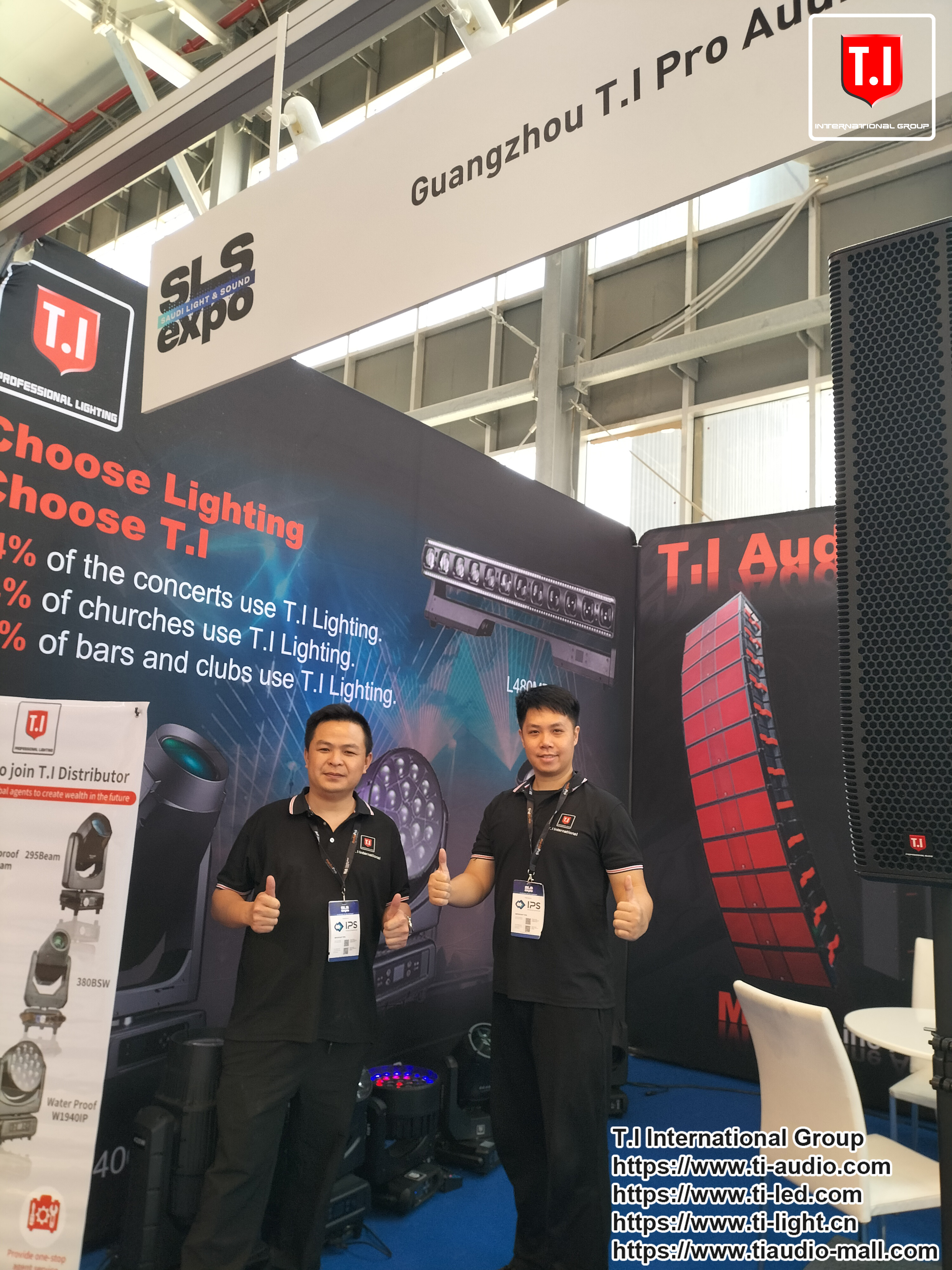 See you tomorrow in T.I Booth in Riyadh Saudi Arabia *See you tomorrow in T.I Booth in Riyadh Saudi Arabia.Our booth:1A10.*
*We will demo our sound system,lighting,stage truss and led screen in this expo.