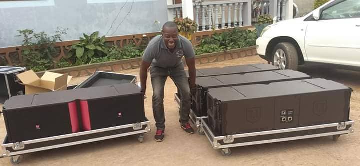 high-end line array sound system