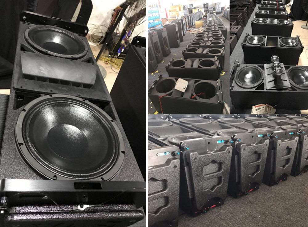 powered line array speakers