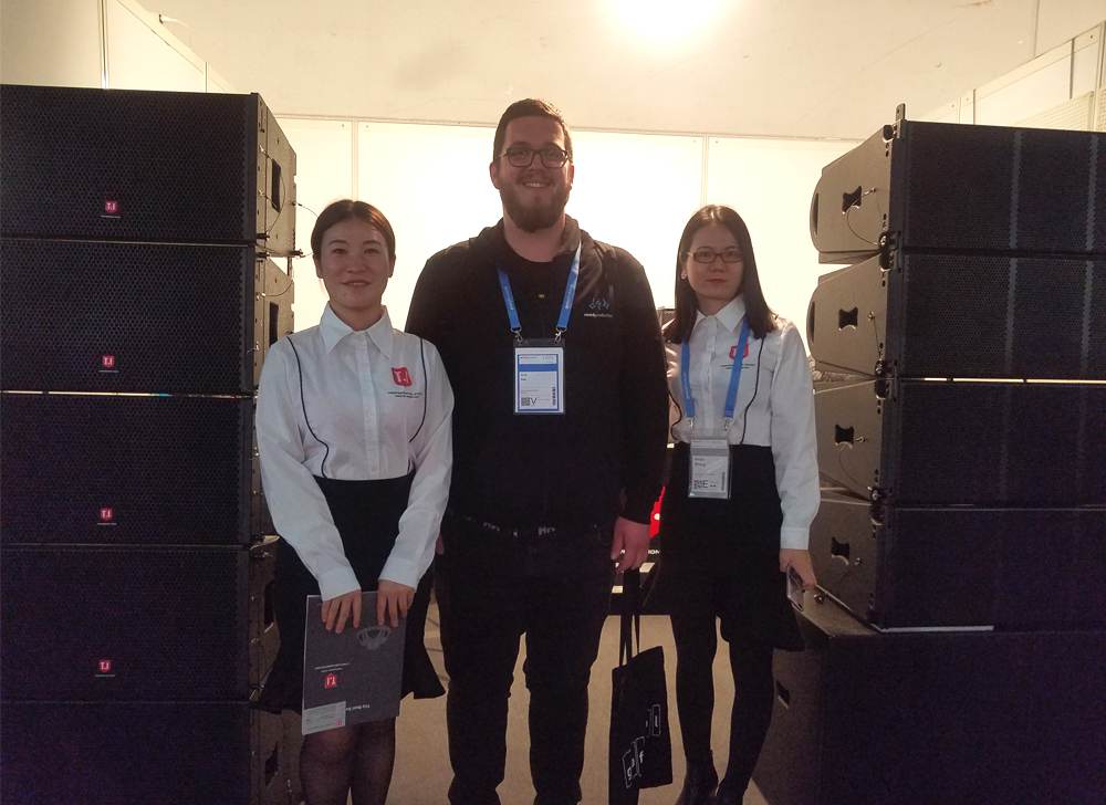 15 inch pro studio speakers German Exhibition_Prolight + Sound 2018 in Frankfurt