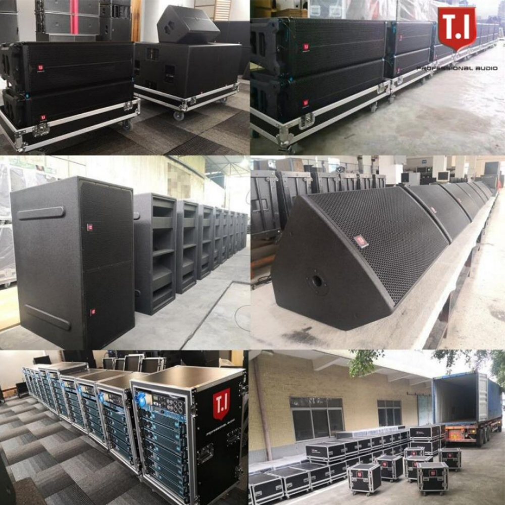 concert line array speakers