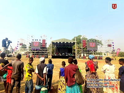 24 MAX215 setting with lighting,stage truss and led Uganda from T.I International(1)