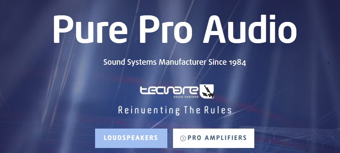 Tecnare Sound Systems MAX Line Array Series manufacturer