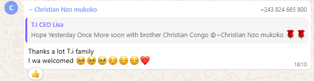 Hope Yesterday Once More soon with brother Christian Congo