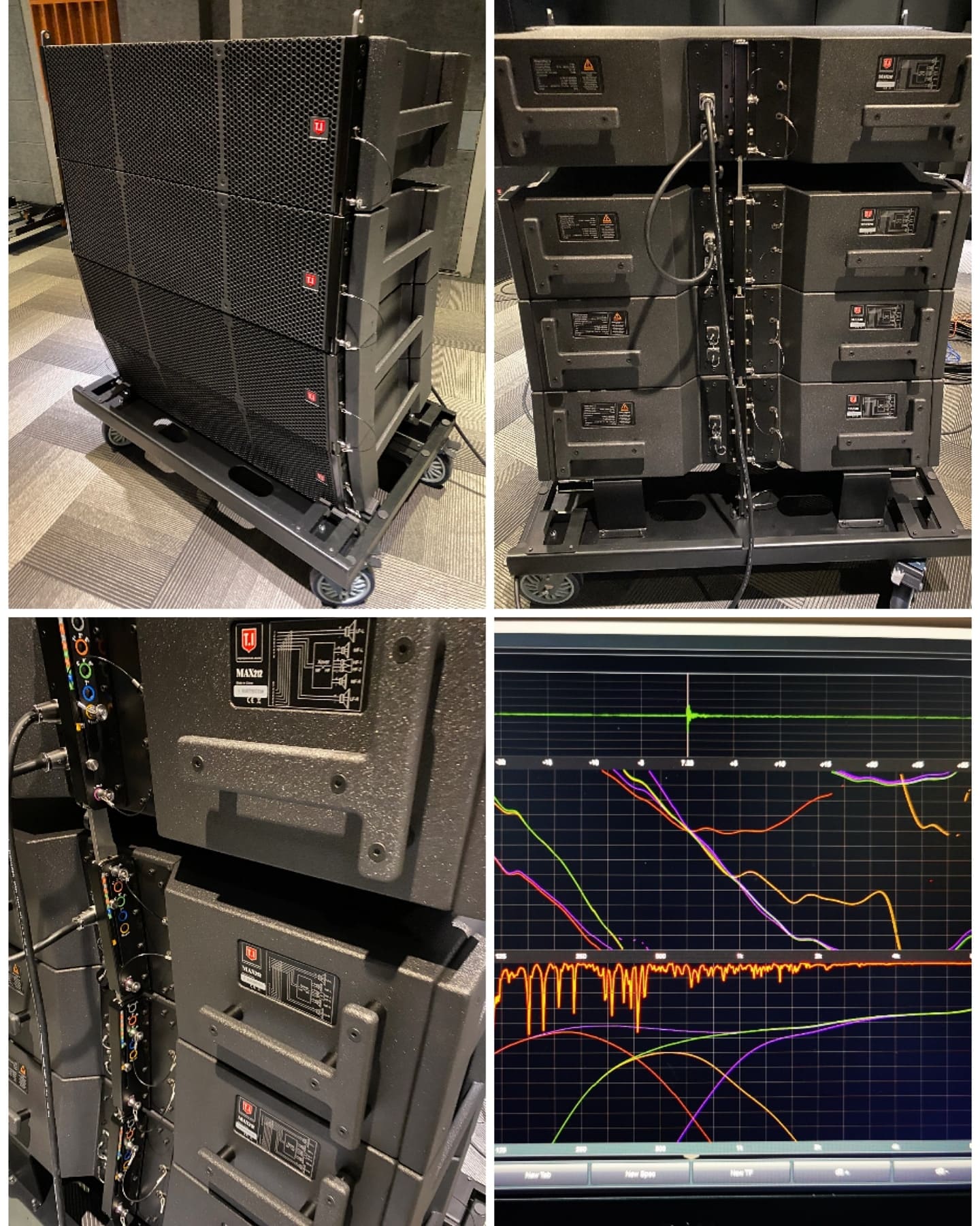 🚀 Unleash the Power of Sound, T.I Pro Audio MAX-212 Dual 12- 3-Way Line Array Speaker System!