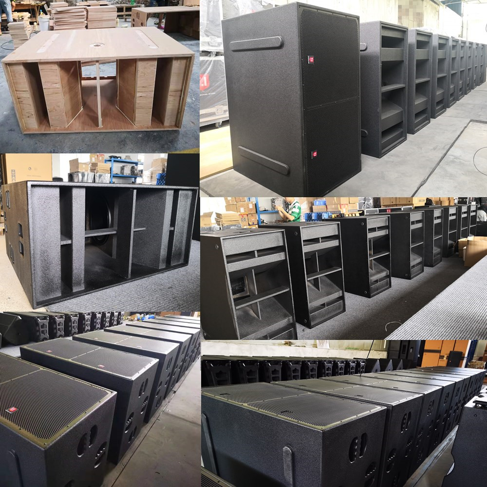 T.I Pro Audio powerful waterproof stage speakers line array system subwoofer for dj speakers(LA-218)