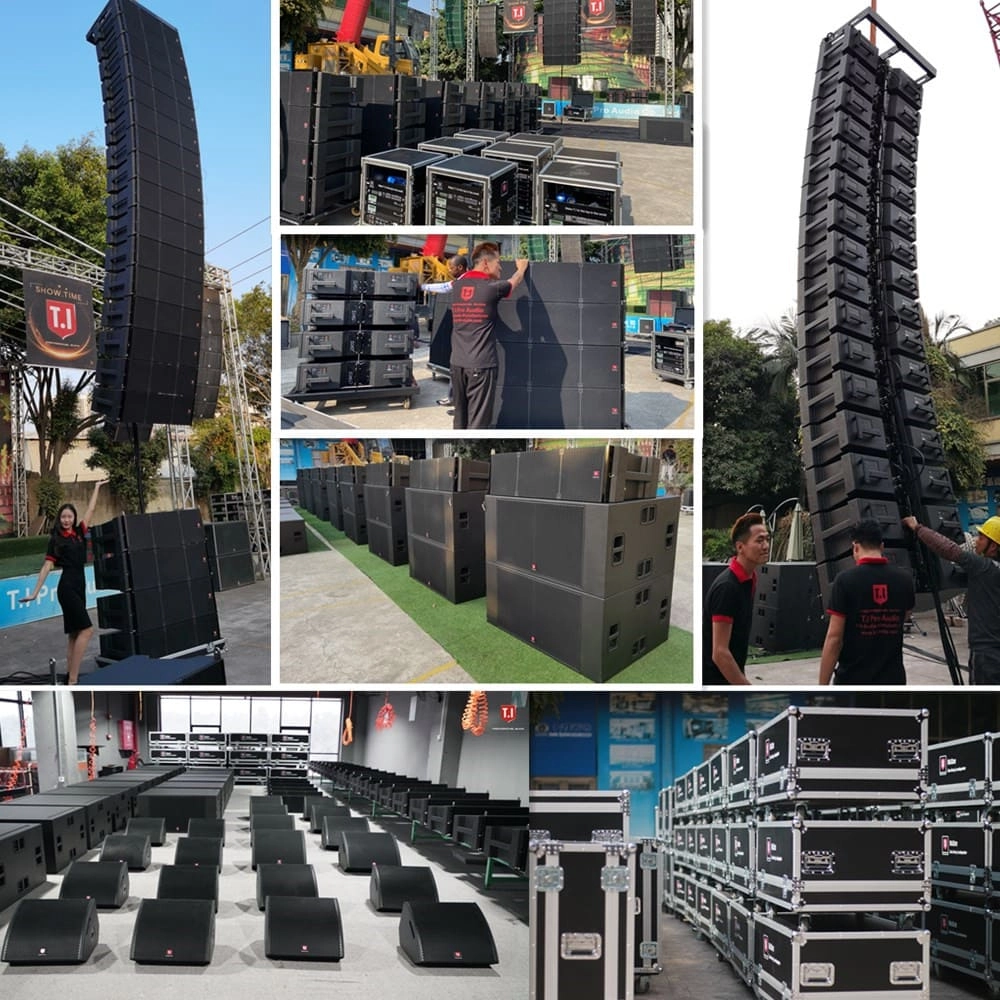 🚀 Unleash the Power of Sound, T.I Pro Audio MAX-212 Dual 12- 3-Way Line Array Speaker System!