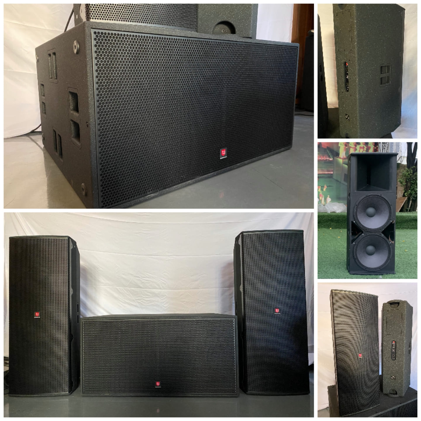 Unleash Pure Power & Clarity with the T.I Pro Audio Ti-215 Dual 15" Beast!